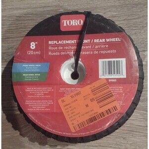 Toro 8 inch replacement front/rear wheel for 22 inch mowers